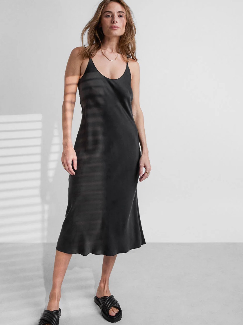 Nwot Lunya Washable Silk Bias Dress Nightgown